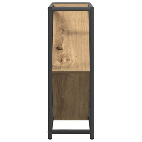 Wooden Wine Rack 51cm Wide With Metal Frame - Vantage Home