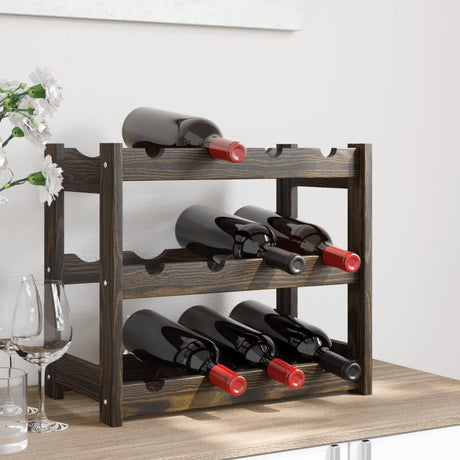 Wooden Wine Rack for 12 Bottles - Vantage Home
