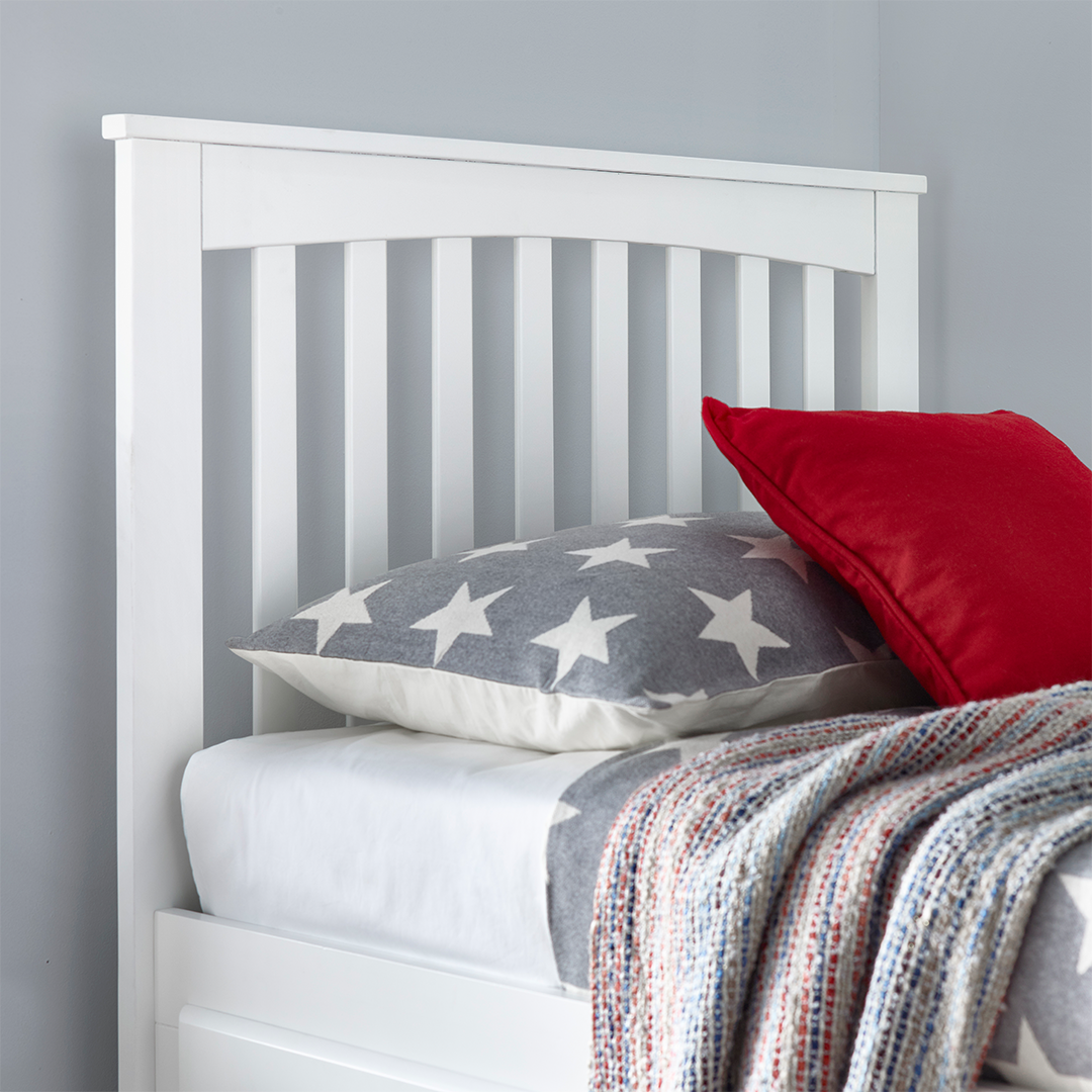 Wooden Wooden Single Bed With 3 Drawers - Quest