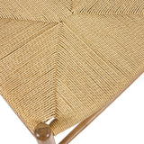 Woven Dining Chairs in Set Of 2 With Wooden Frame - Symi