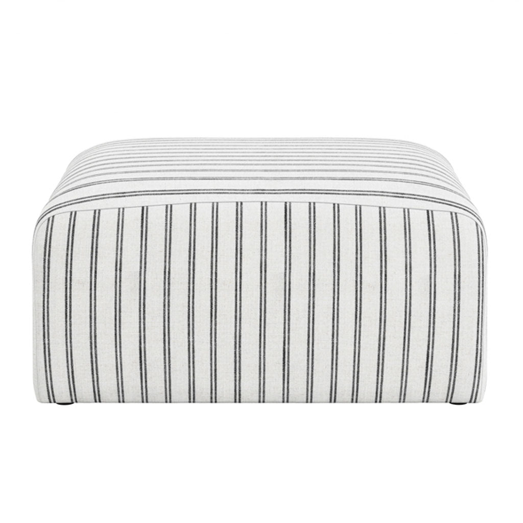 Woven Pouffe Chalk Stripe - Ryder