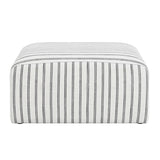 Woven Pouffe Chalk Stripe - Ryder