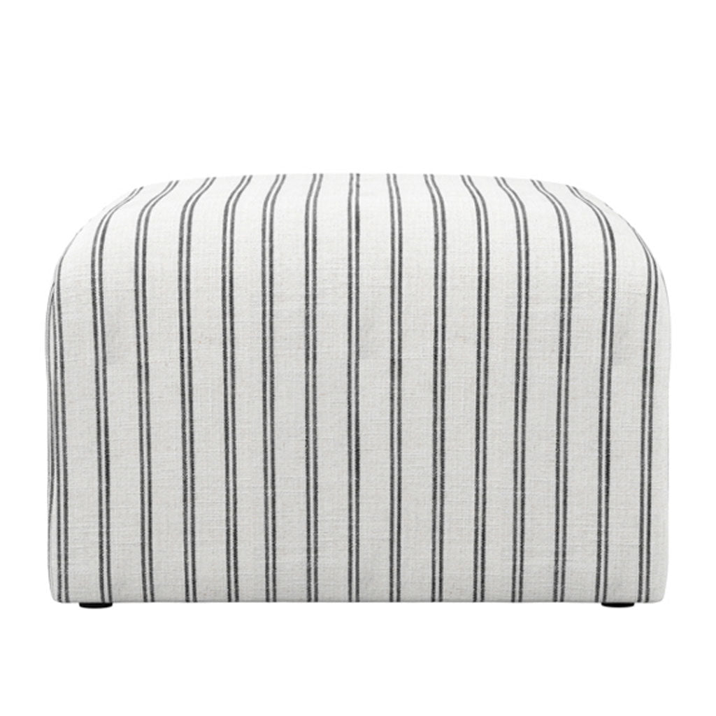 Woven Pouffe Chalk Stripe - Ryder