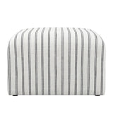 Woven Pouffe Chalk Stripe - Ryder