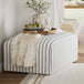 Woven Pouffe Chalk Stripe - Ryder