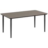 WPC Outdoor Garden Dining Table for 6 People - Velmora