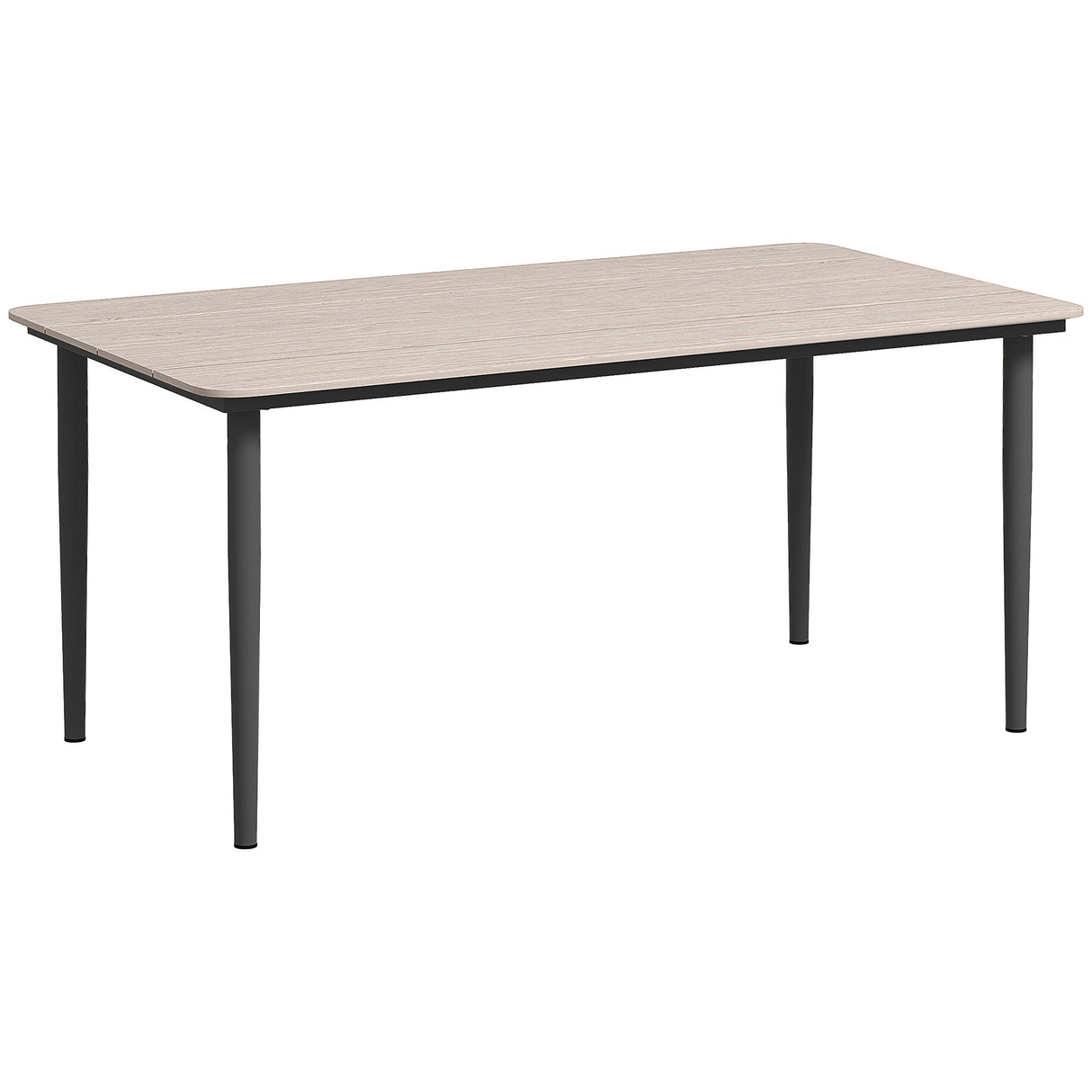 WPC Outdoor Garden Dining Table for 6 People - Velmora